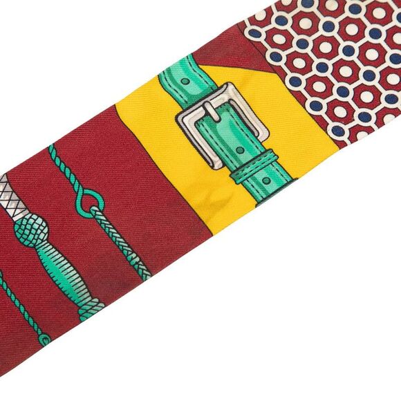 Hermes CLIC CLAC MODERN CANNAGE Silk Scarf